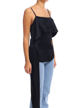 Чёрный топ HELMUT LANG: фото 5 - Invogue